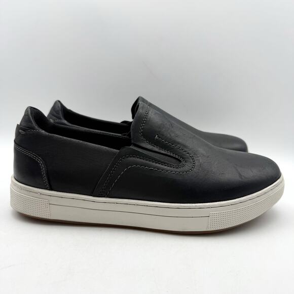 Propet Mens Kedrick Sneakers US 9.5 EEE Black White Leather Slip On NWOB main image 8